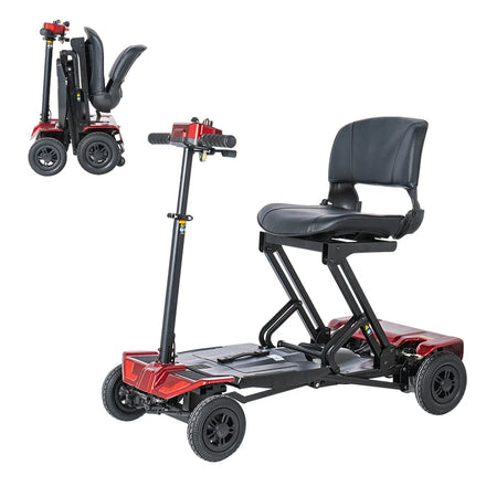 Wholesale Auto Handicapped Lightweight Fold/unfold Electric Mobility Scooter with Remote Control Electric Scooter for Elderly