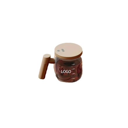 New Product 400ml Portable Electronic Self Stirring Glass Coffee Cup With Lid Suitable for Home and Office Use for Direct cons