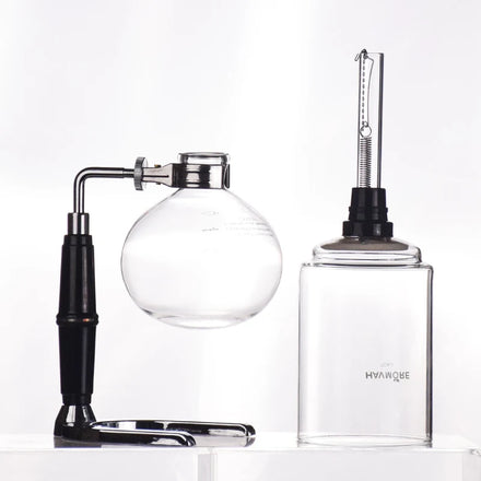 Factory Price 500ML Glass Siphon Pot Rose Gold Coffee Maker Machine for Wholesale