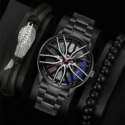 Hot Selling Outdoor Multifunctional Sports and Leisure Large Dial Men's Quartz Watch on Foreign Trade Platforms