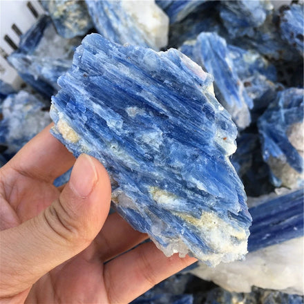 Wholesale Natural Raw Crystal Stone Healing Rough Blue Kyanite Specimen for Decoration