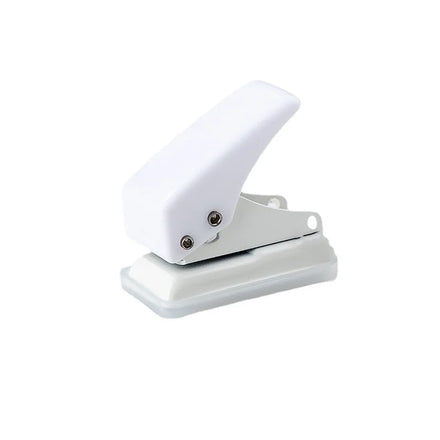 Mini Single Hole Puncher Student Stationery Diy Puncher Round Hole Small Manual Paper Loose-leaf Hole Puncher