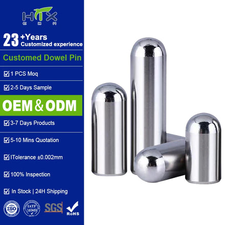 Assorted Dowel Pins Stainless Steel Dowel Pin M6 Hardened Precision Locating Pins for Mold Components & Mechanical Fixtures