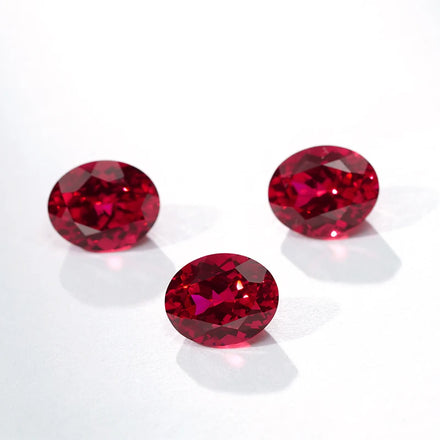 Starsgem Lab Grown Gemstone Oval Emerald Shape 1ct 2ct Lab Grown Ruby Factory Price