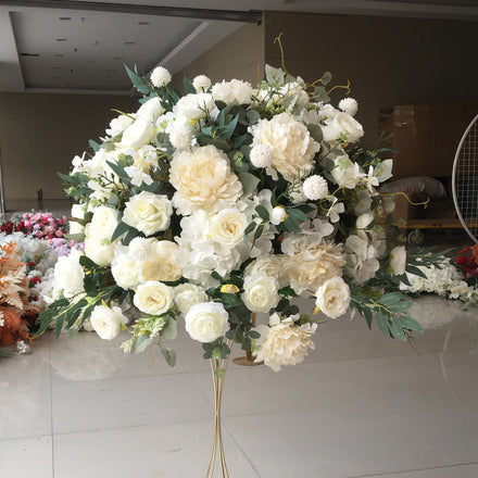 In Stock Decor Table Wedding Centerpiece Arrangement Decoration Flower Ball Artificial Flower Centerpieces