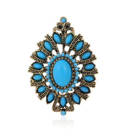 DRAL1159 European and American Court Style Retro Brooch Personality Hollowed Out Trkiye Pin Fashion Quality Brooch