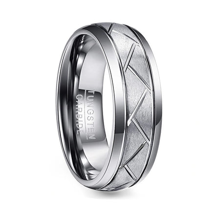Alin Classic Trendy Gold Plated Tungsten Wedding Ring for Men's and Women's Wholesale Customized Jewelry