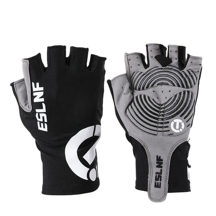 Mountain Bike Half Finger Bicycle Riding Outdoor Sports On-Slip Breathable Road Bicycle Gloves