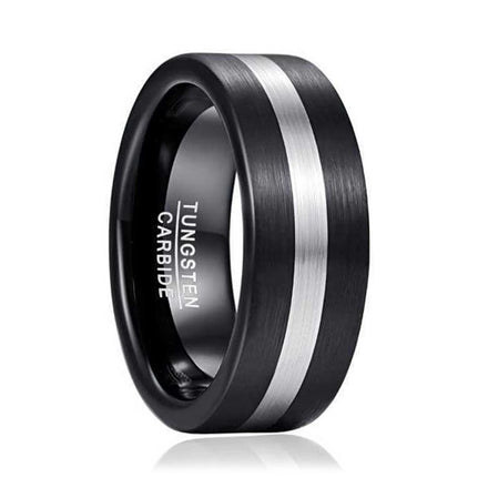 8MM Newest Design Alin Hammered Marriage Tungsten Carbide Mens Engagement Rings Jewelry for Couples Wedding