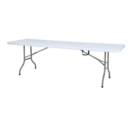 Wholesale Cheap Durable Party Tables 8ft HDPE Plastic Folding Table for Outdoor Parties