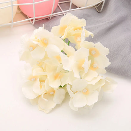 Duofu Artificial Bouquets Wholesale Hydrangea Head Party Wedding Backdrop Arrangement Flowers