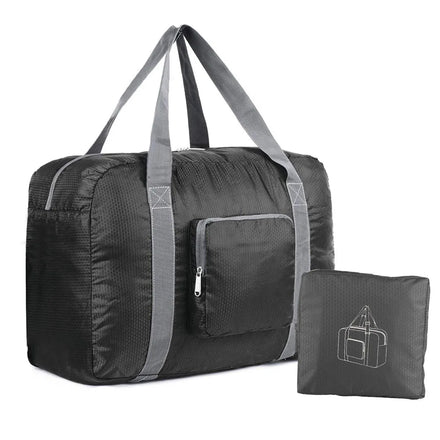 Foldable Travel Luggage Storage Sports Gym Water Resistant Nylon Ripstop Duffle Bag Weekender Bags Carry on Bag for Men Women