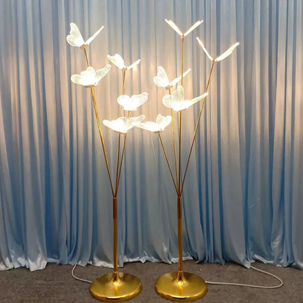 Wedding Props Iron butterfly Road Lead Wedding Hall Scene Lighting Decorative Lights Layout Proposal Scene Creative Light