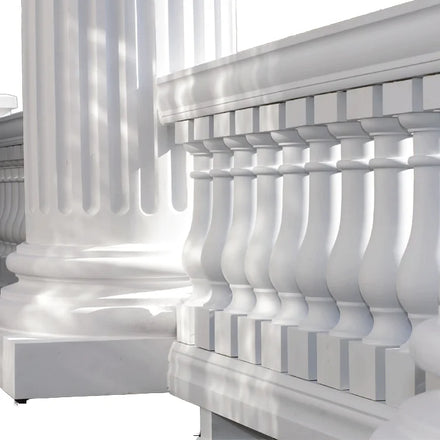 China's New Design Concrete Plastic Decorative Cement Baluster and Railing Mold for Sale