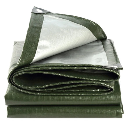 China Factory Custom Woven Plain HDPE Tarpaulin Waterproof Anti-UV Poly Tarps Printed Ground Cover for Truck Cargo