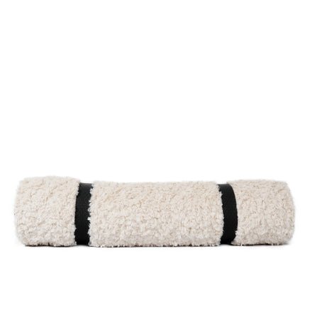 Tiff Home Brand New Product 70*15cm Eco-friendly White Plush Spliced Candy Shaped Cushion Cover for All Seasons