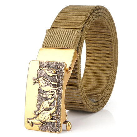TUSHI Customization Latest Nylon Material Belt Quick Release Alloy 3.4CM Width 120CM Length Outdoor Sports Tactical Pant Straps