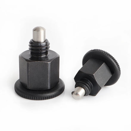 VEICH VCN213 Mini Indexing Plunger Steel Black Oxide Spring Loaded Hand Retractable Fastener M8/M10 Machine Use