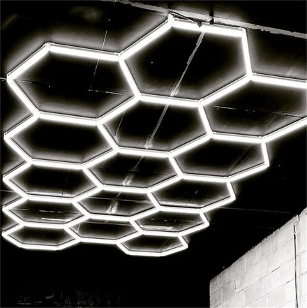 Manufacture Supply Tube Lights Led Rgb Wall Led Light Modern for Garage Workshop Honeycomb Led Light