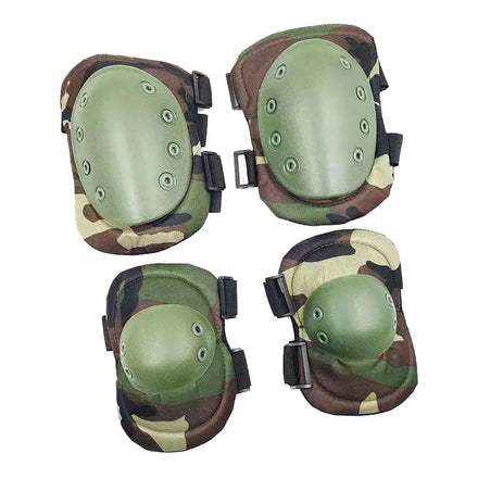 Wholesale Outdoor Mountaineering Field Camouflage Protective Tactical Elbow Knee Pads