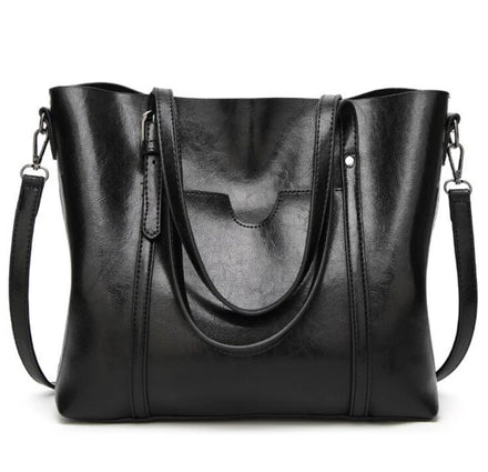 Women Handbag Tote Bag Soft Leather Designer Large Capacity Multi Pocket Casual Ladies Shoulder Crossbody Bag