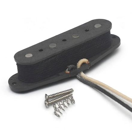 Alnico V Pickup for TL Bass Single Coil Vintage Style 6.8K 51 Precision Bass Pickup for Electric Guitar Black