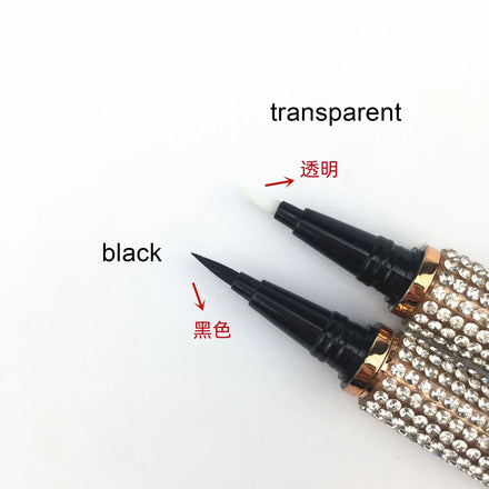 Wholesale Fast-Drying Waterproof Reusable Eyelashes Liquid Liner Pen Private Label Beauty Tool Rhinestone Magic Glue Adhesive