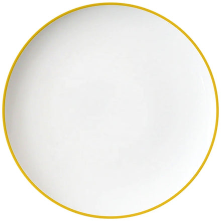 Wholesale Bulk Bone China Ceramic Plates Dinnerware Set Gold Rim White Dishes for Household Restaurant Use for Wedding Dinners