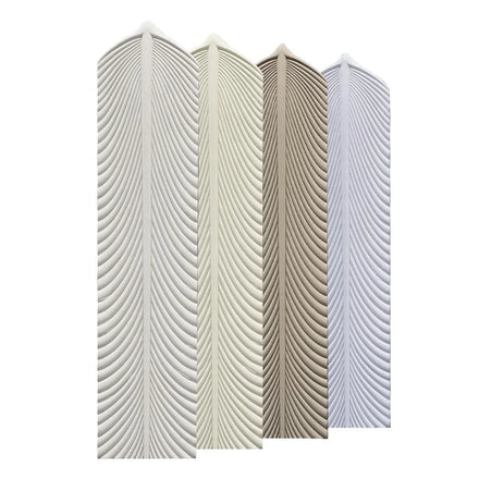 Support development Irregular decorative wall panels Lightweight waterproof environmentally friendly PU Feather stone