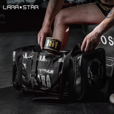LS0044 Boxing Carrying Bags Gym Duffle Backpack With Shoes Compartment