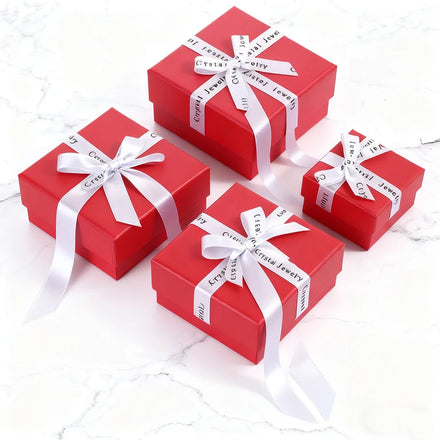China Factory Tiandi Covered White square Jewelry Boxes with DIY logo and Cover Design Customized Paper Gift Packaging Boxes