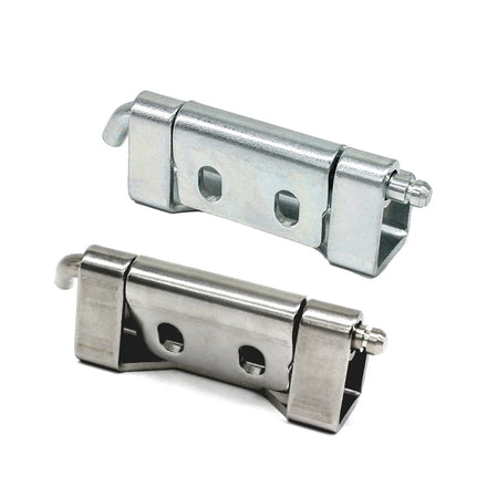 Thcoo Modern Carbon Steel Electric Cabinet Door Hinge Concealed Pin Hinges 180 Degrees Opening Easy Installation for Industrial