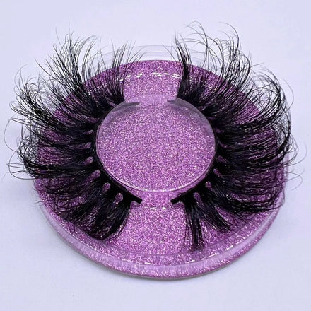Private Label Handmade Faux Cils Fluffy 3d Vegan Mink Lashes 15mm 25mm Full Strip Faux Mink Eyelashes Wholesale