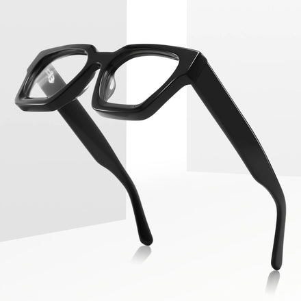 CONCHEN Fashion Brand Designer Luxury Glasses Frame for Men Oversized Heavy Rectangle Eyeglasses Optical Frame