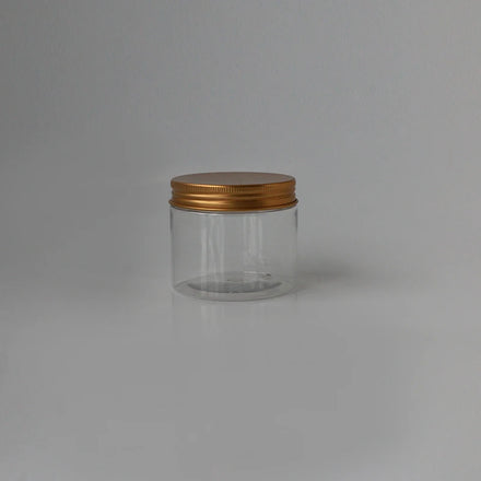 50g to 500g Custom Logo Food Grade clear Plastic PET Jar Cosmetic Container