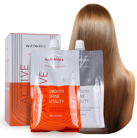 820mlx2 Wayward Hair Salon Permanent Salon Hair Straightening Cream