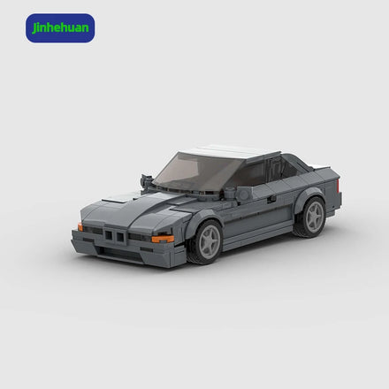 Creative New Moc Mini Adult Building Blocks Grey Sport Car Moc Bricks Model Toy for Boys Car Building Block Sets