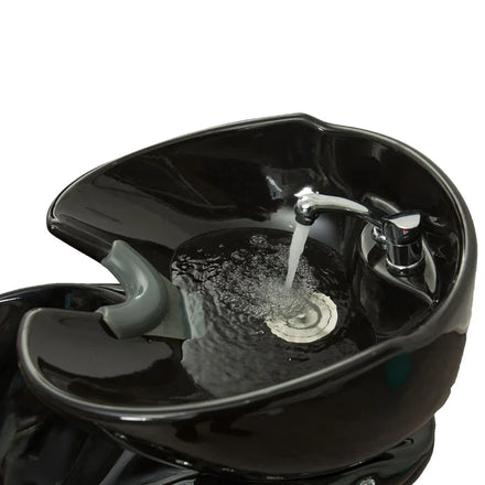 Professional Modern Design Metal Faucet Shower Set & Salon Equipment Shampoo Chairs Unit Accessories for Nail Shop Beauty Salon