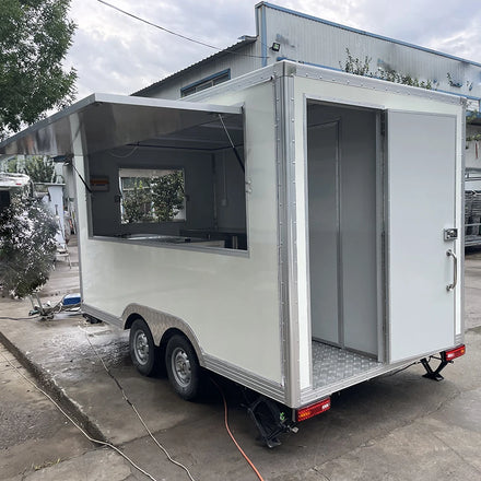 Food Truck for Falafel Hotel Rolling Cart With Toilet Coffee Cart Foodtrailer Drivable Food Truck Trailer
