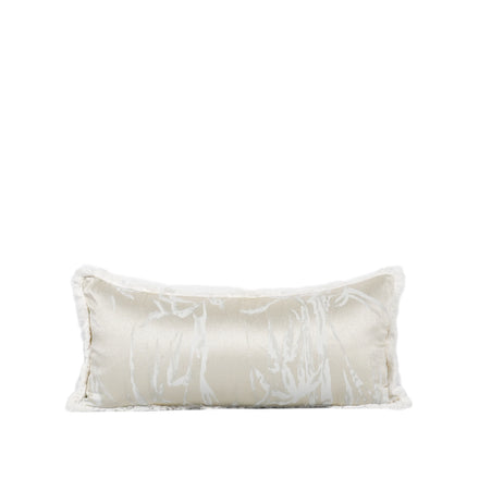 Tiff Home Custom Label 30*60cm Organic Creamy-white Textured Macrame Seat Cushion Cover for Home Decor