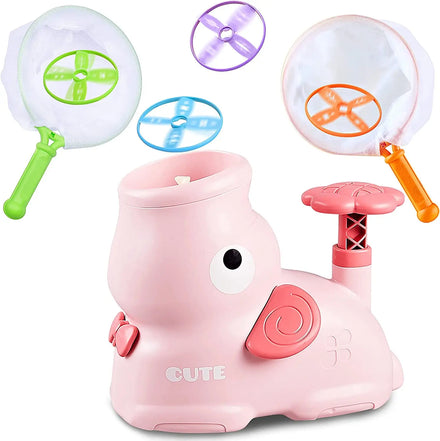 Kids Outdoor Yard Sport Toys Educational Ejection Disc Games Cartoon Whale Flying Disk Launcher Toy