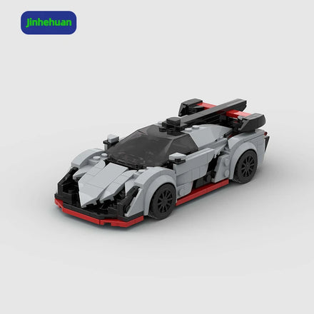 China Moc Kids Toy Bricks Game Grey Supercar Model Toys for Boy Kids Eco-Friendly Building Block Sets Car