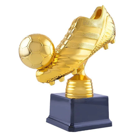 Custom Sports Award Metal Resin Gold Shoe Soccer Football Trophy Cups