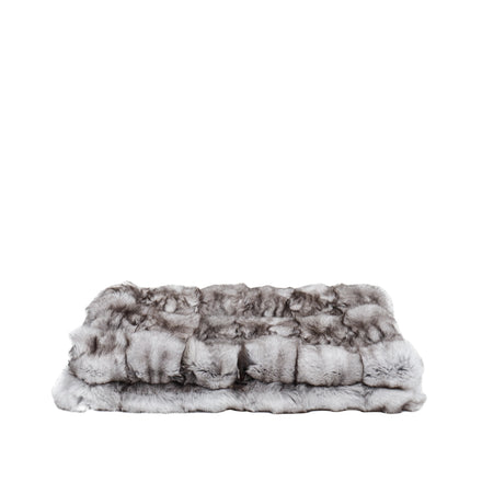 Tiff Home Customized 240*70cm Reusable Soft Grey/Dark Grey Fox Head Throw Blanket for Winter New Product