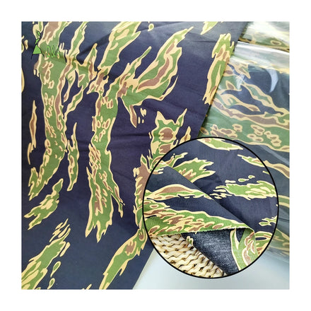 Quick Delivery Wholesale Camouflage Pattern Printed Woven 100% Cotton Poplin Fabric in Stock for Shirt for Clothing