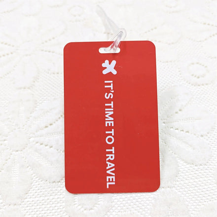 Soft PVC Rubber Custom Logo Travel Luggage Tag Souvenir Suitcase Double Sides Printing Luggage Tag for Backpack Travel Bags