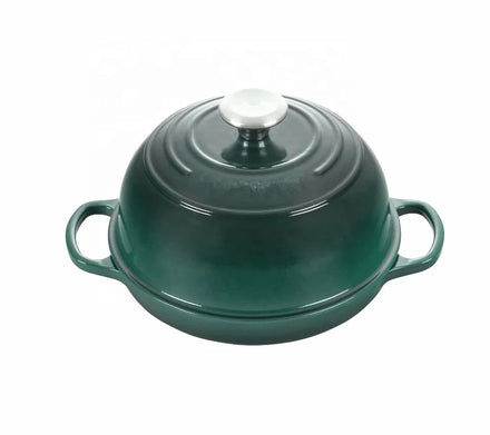 High Quality OEM Hot Sale Colorful Enamel Cast Iron Cooking Pot Non-stick Cookware Free Pairing Bread Pot