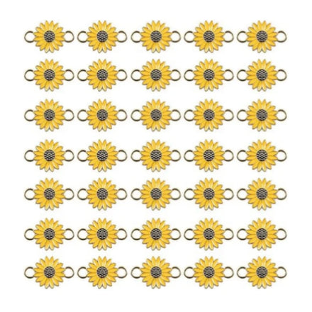 Alloy Daisy Pendants Jewelry Making Dangle Pendants for DIY Crafting Earring Necklace Anklet Bracelet