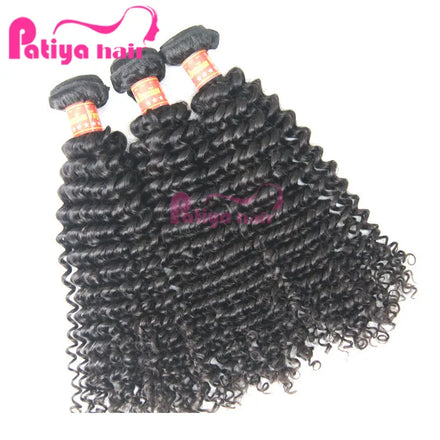 Cheap Hairstyles for Short Hair Deep Curls Unprocessed Raw Curly Hair Machine Double Weft Natural Brazilian Remy Hair for Women