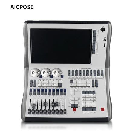 Aicpose IP33 Stage Lighting Control Console 20 Custom Macro Function Keys DMX Quartz Controller 2-Year Warranty for